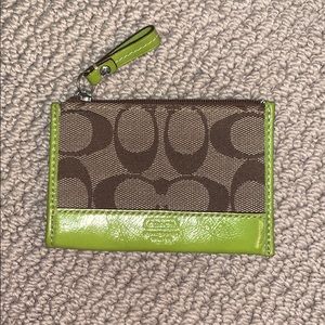 Coach wallet keychain
